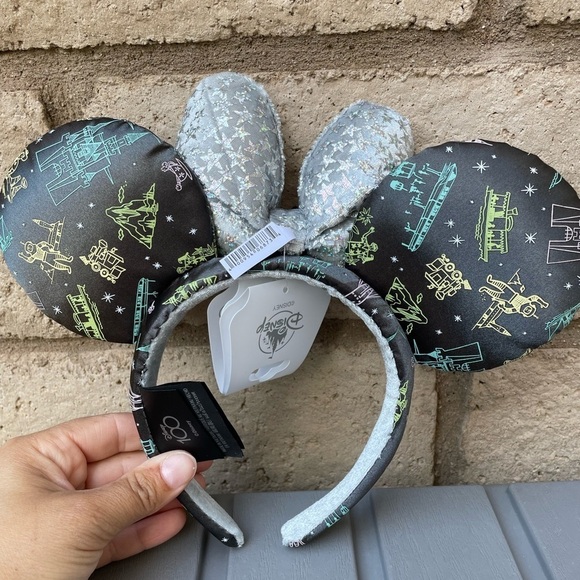 NWT Disney Parks 100 Celebration Disneyland Minnie Mouse Ear Headband for Adult - Picture 3 of 4